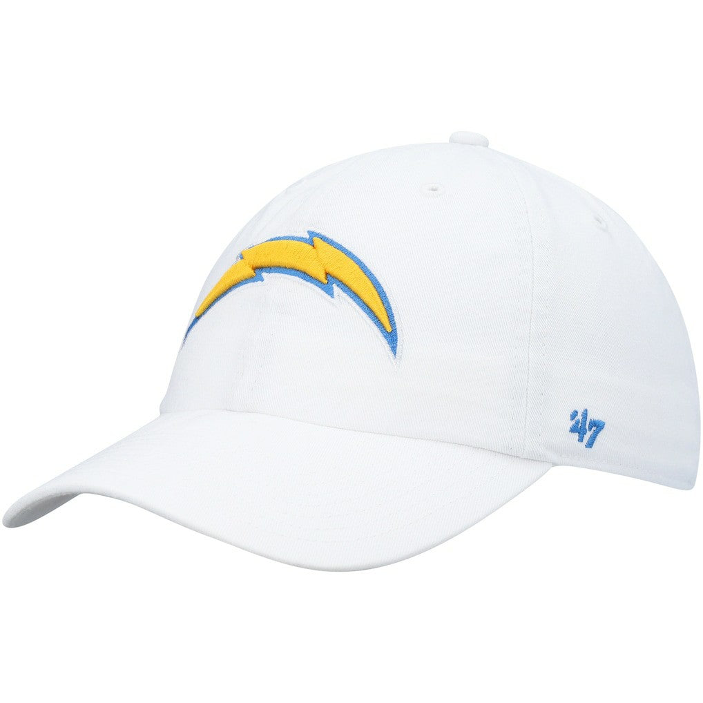 Los Angeles Chargers '47 Clean Up Adjustable Hat - White Hats