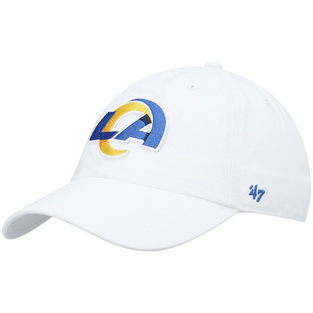 Los Angeles Rams '47 Logo Clean Up Adjustable Hat - White Hats