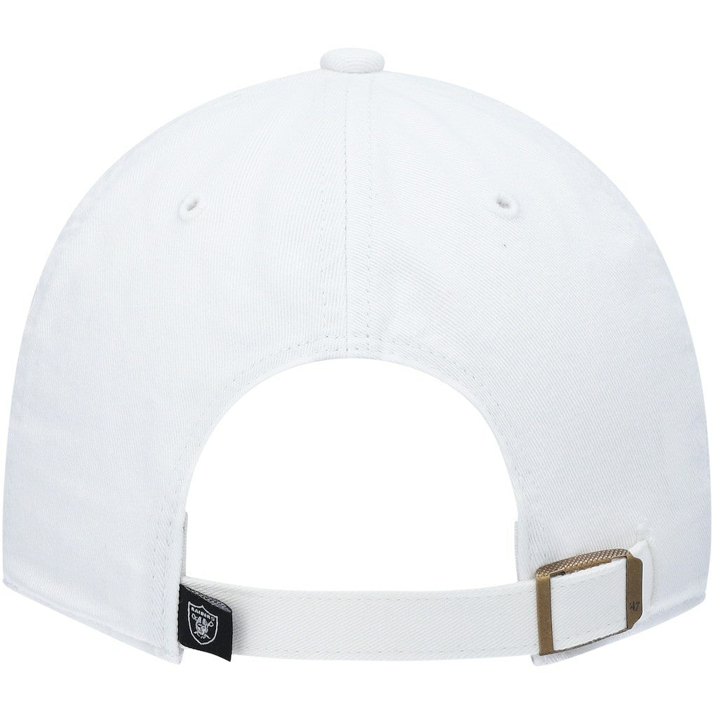 Las Vegas Raiders '47 Clean Up Adjustable Hat - White Hats