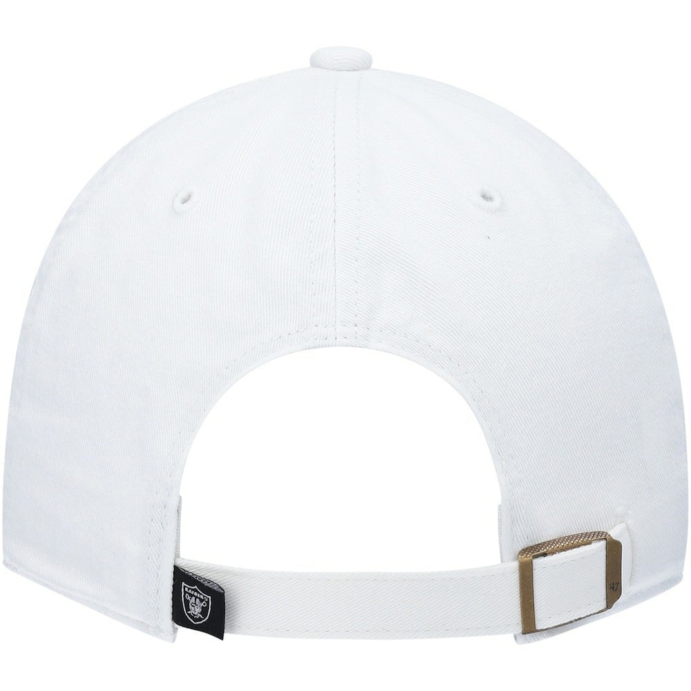 Las Vegas Raiders '47 Clean Up Adjustable Hat - White Hats