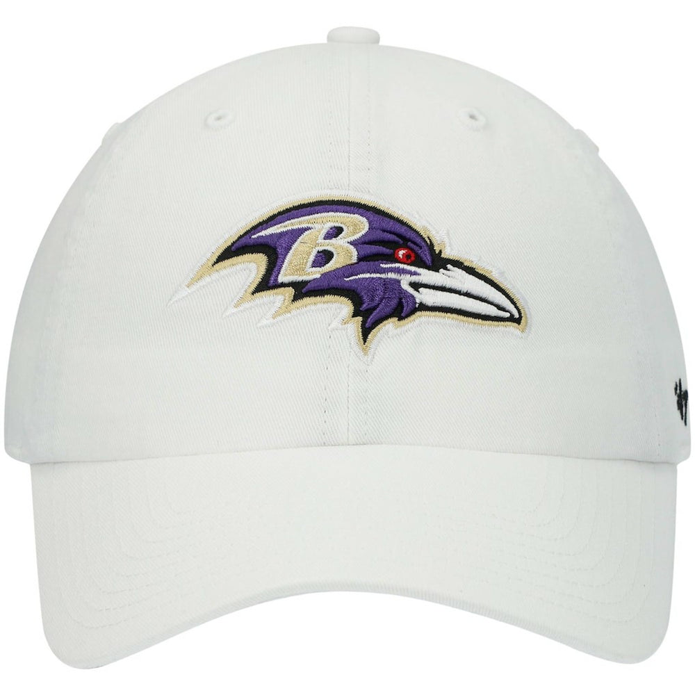 Baltimore Ravens '47 Clean Up Adjustable Hat - White Hats