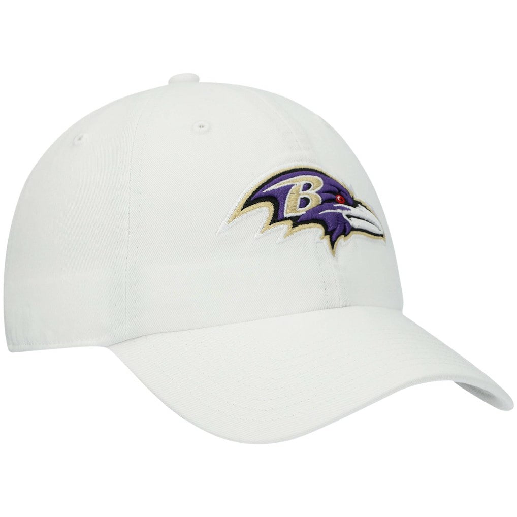 Baltimore Ravens '47 Clean Up Adjustable Hat - White Hats