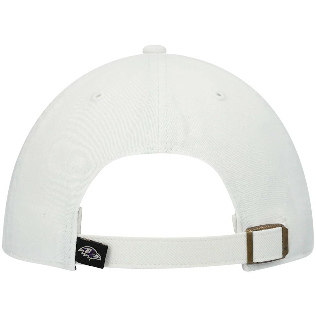 Baltimore Ravens '47 Clean Up Adjustable Hat - White Hats