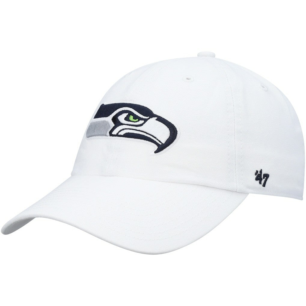 Seattle Seahawks '47 Clean Up Adjustable Hat - White Hats