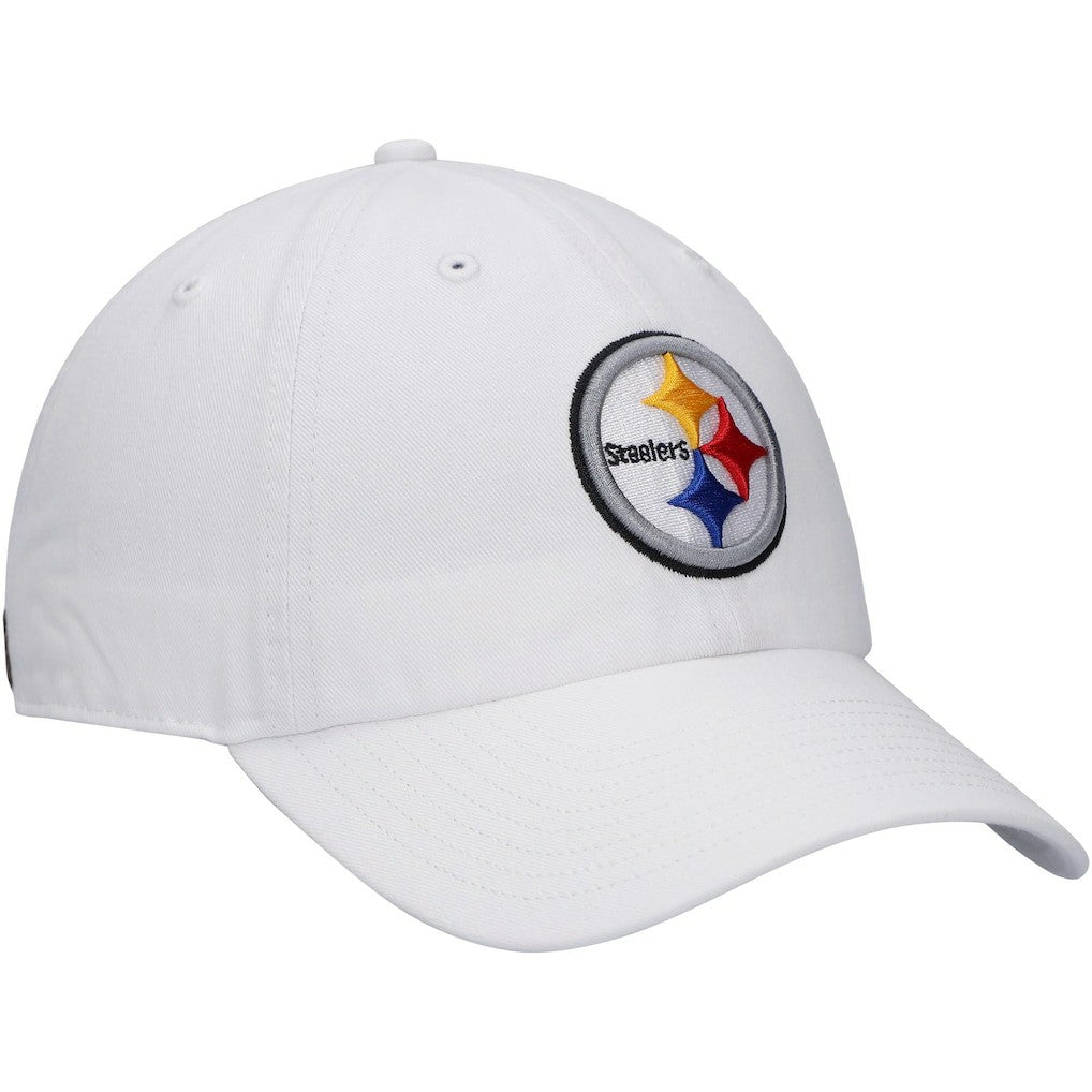 Pittsburgh Steelers '47 Logo Clean Up Adjustable Hat - White Hats