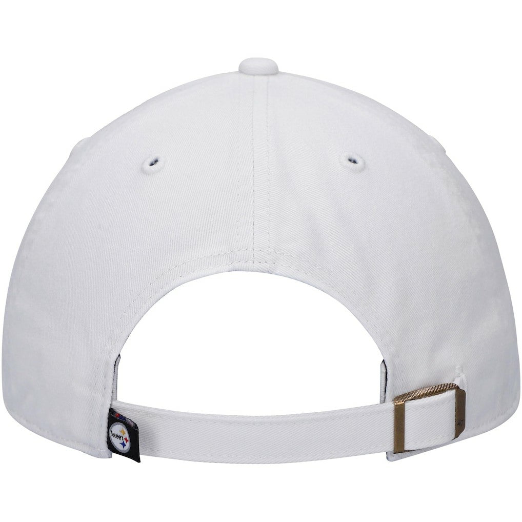Pittsburgh Steelers '47 Logo Clean Up Adjustable Hat - White Hats