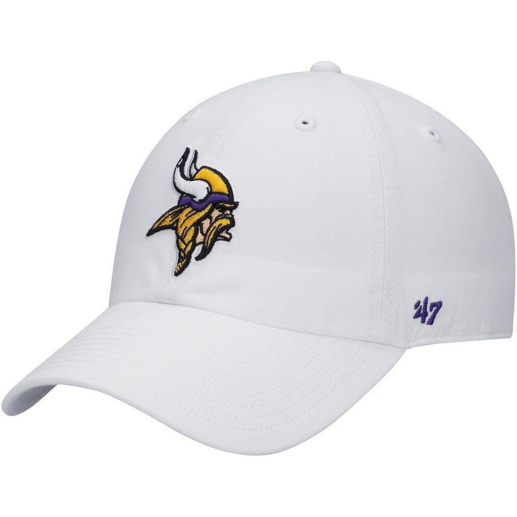 Minnesota Vikings '47 Logo Clean Up Adjustable Hat - White Hats