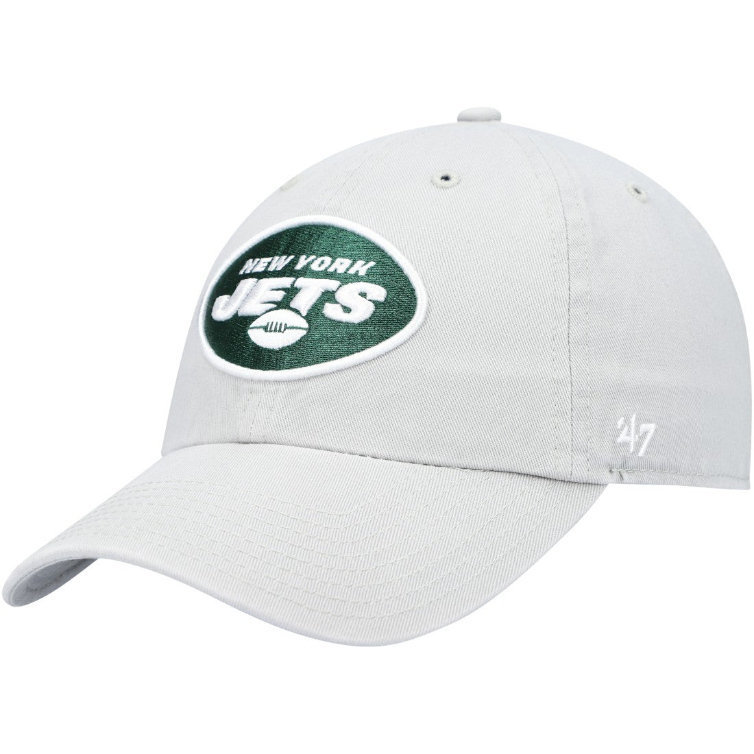 New York Jets '47 Clean Up Adjustable Hat - Gray Hats
