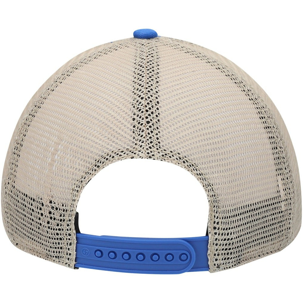 Los Angeles Rams '47 LA Trawler Trucker Clean Up Snapback Hat - Royal/Natural Hats