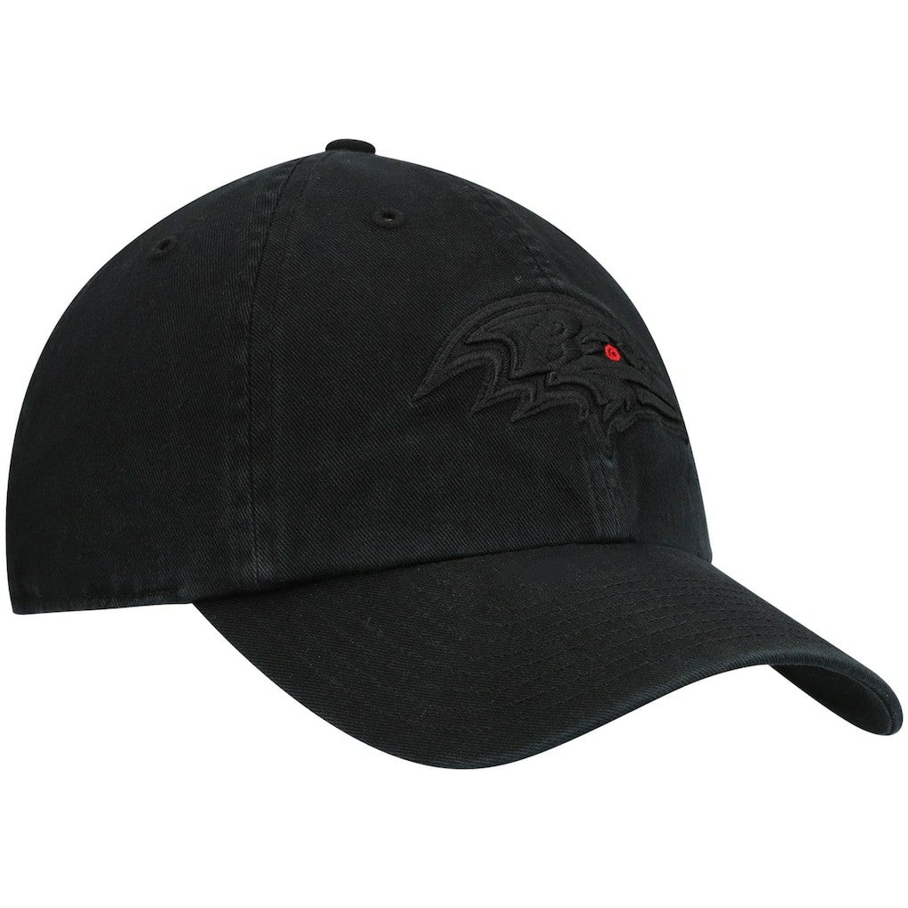Baltimore Ravens '47 Team Tonal Clean Up Adjustable Hat - Black Hats