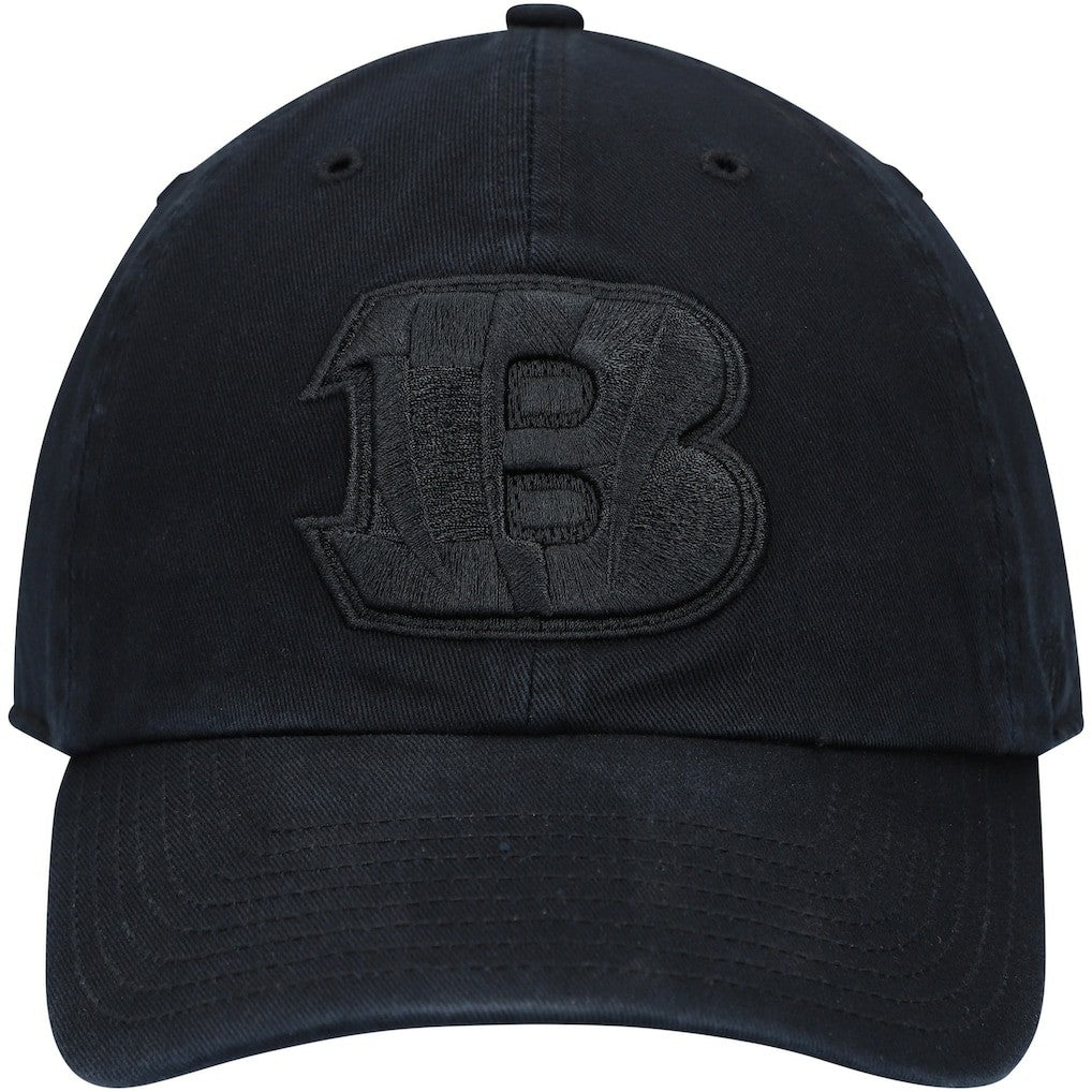 Cincinnati Bengals '47 Team Tonal Clean Up Adjustable Hat - Black Hats
