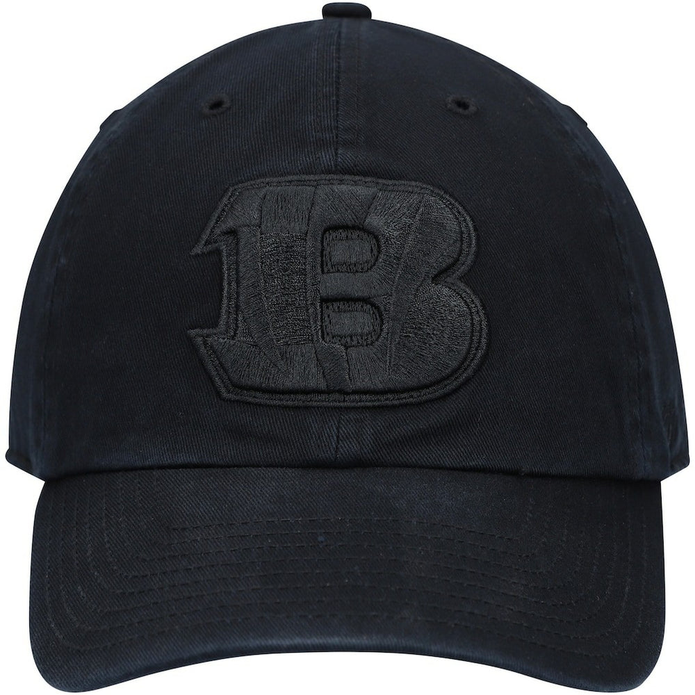 Cincinnati Bengals '47 Team Tonal Clean Up Adjustable Hat - Black Hats