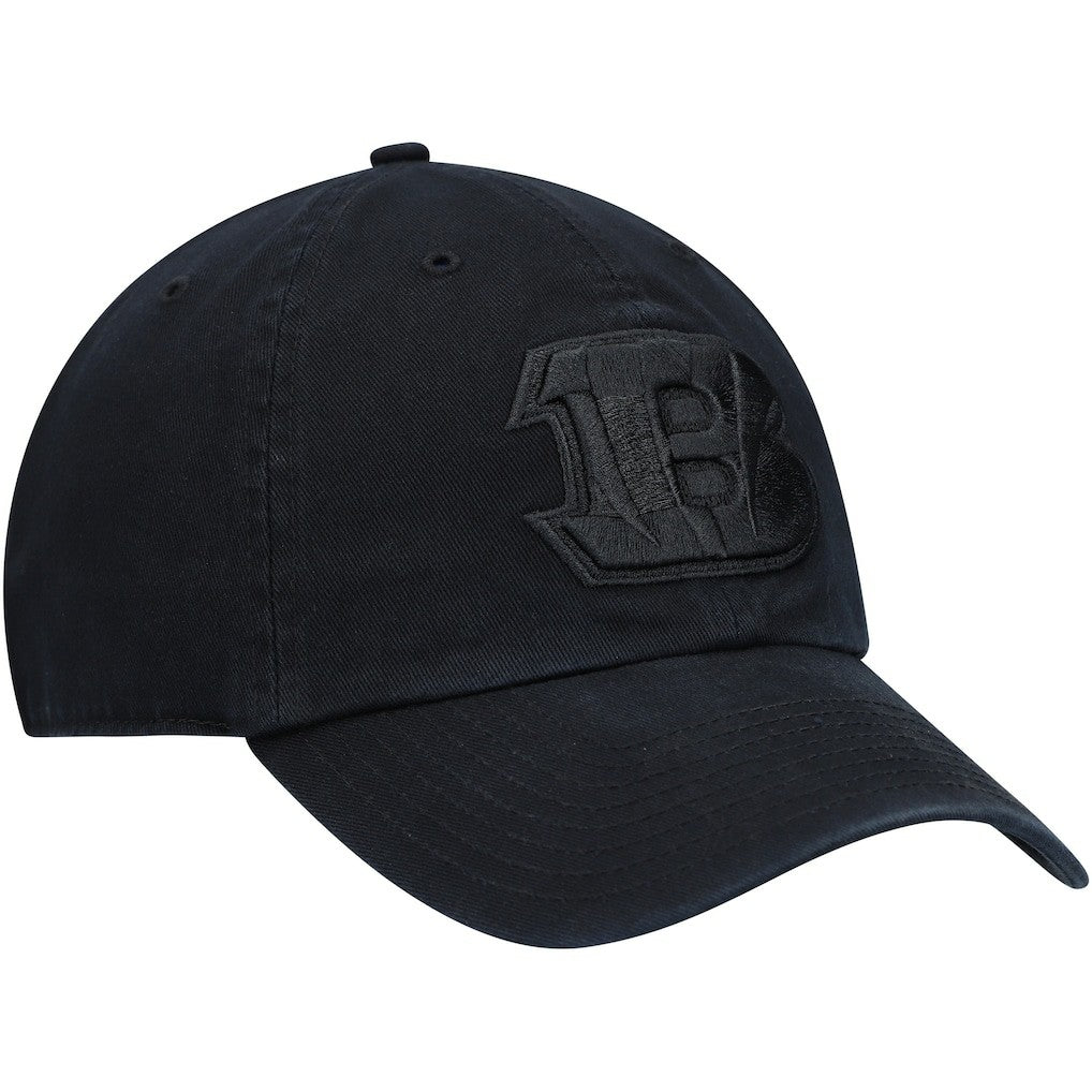 Cincinnati Bengals '47 Team Tonal Clean Up Adjustable Hat - Black Hats