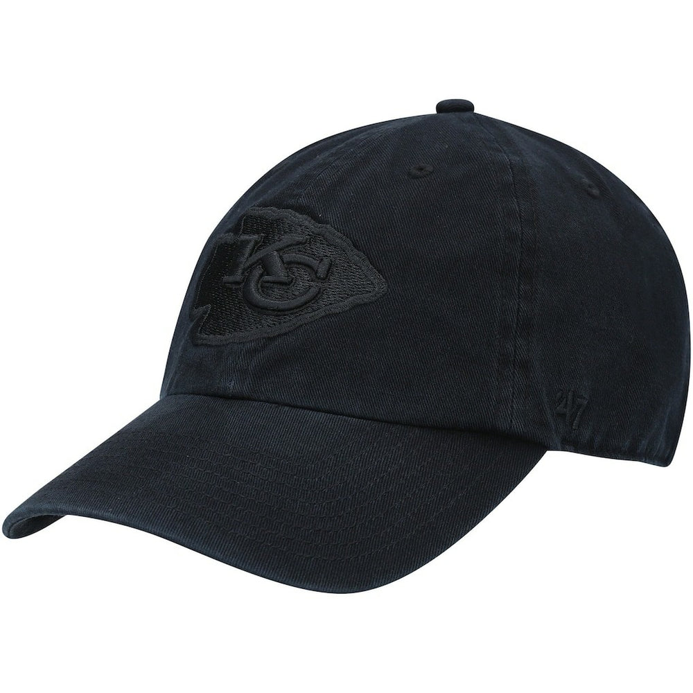 Kansas City Chiefs '47 Team Tonal Clean Up Adjustable Hat - Black Hats