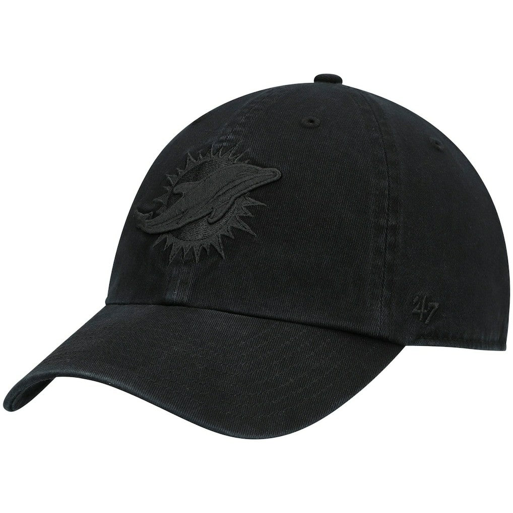 Miami Dolphins '47 Team Tonal Clean Up Adjustable Hat - Black Hats