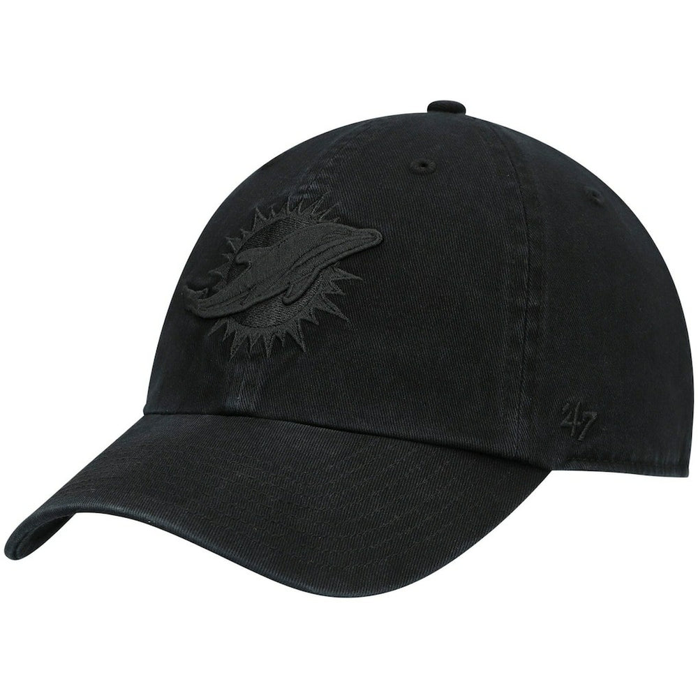 Miami Dolphins '47 Team Tonal Clean Up Adjustable Hat - Black Hats