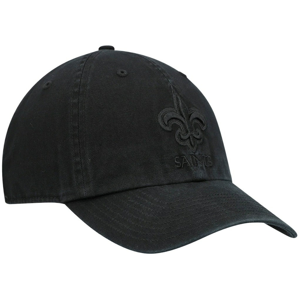 New Orleans Saints '47 Team Tonal Clean Up Adjustable Hat - Black Hats