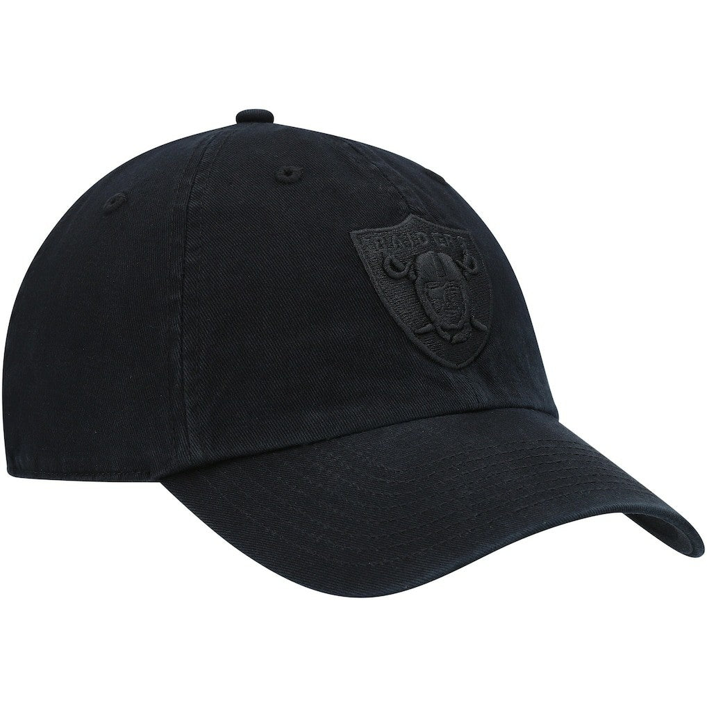 Las Vegas Raiders '47 Team Tonal Clean Up Adjustable Hat - Black Hats