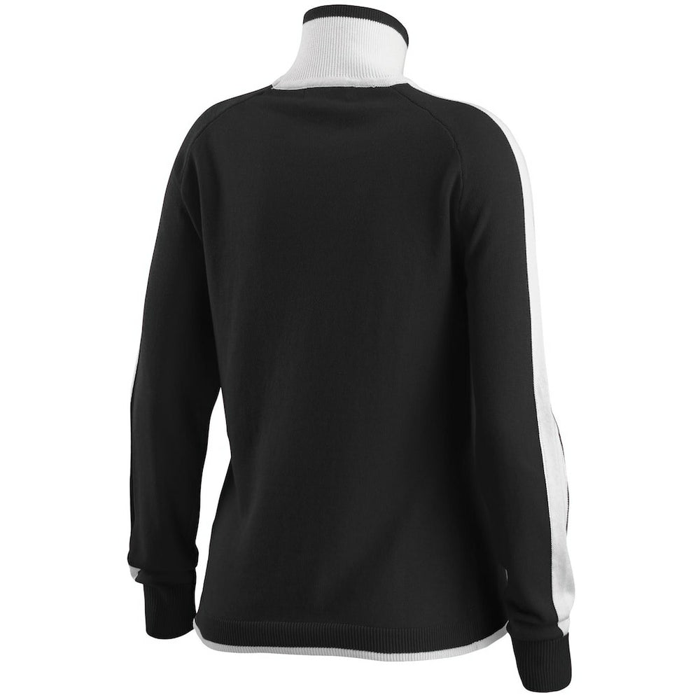 New Orleans Saints WEAR by Erin Andrews Women's Ski Raglan Pullover Sweater - Black Pullover