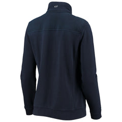 Dallas Cowboys Vineyard Vines Women's Shep Shirt Quarter-Zip Sweatshirt - Navy Sweatshirts