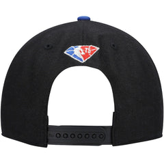 Philadelphia 76ers '47 75th Anniversary Carat Captain Snapback Hat Black/Royal - 47 brand