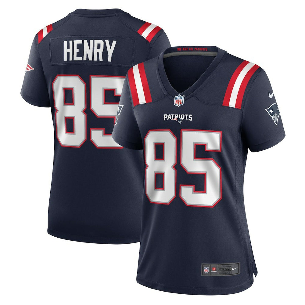 Hunter Henry New England Patriots Women's Game Jersey - Navy Jerseys
