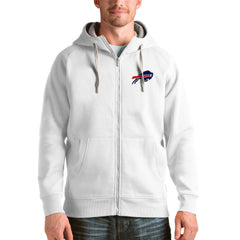 Buffalo Bills Antigua Victory Full-Zip Hoodie - White Hoodies