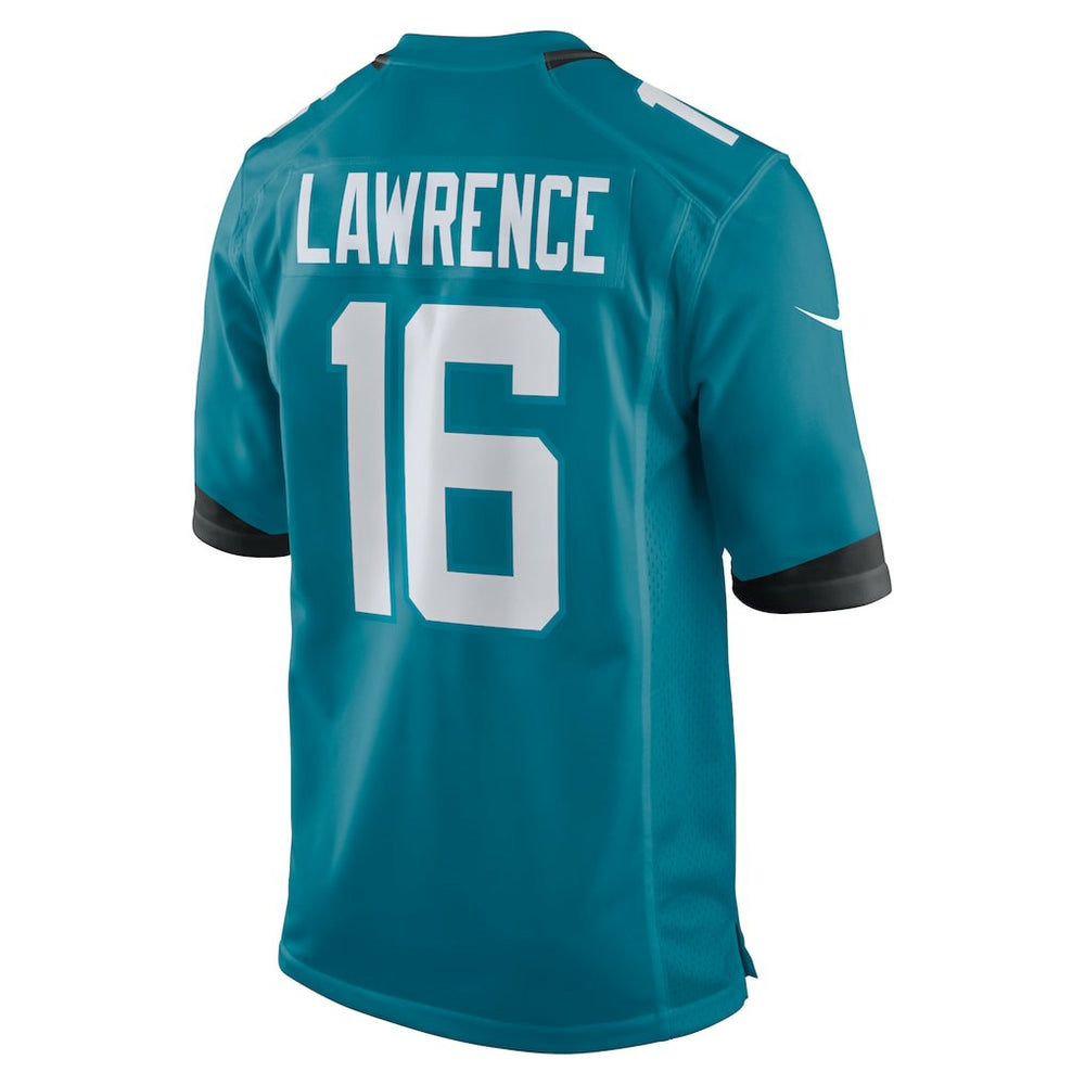Trevor Lawrence Jacksonville Jaguars Home Game Jersey - Teal Jerseys