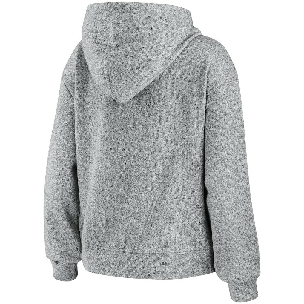 Carolina Panthers WEAR by Erin Andrews Women's Full-Zip Hoodie - Heathered Gray Hoodies