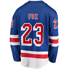 Adam Fox New York Rangers Fanatics Home Breakaway Replica Jersey - Blue | US 4325969