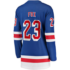 Adam Fox New York Rangers Fanatics Women's Home Breakaway Jersey - Blue | US 4325988