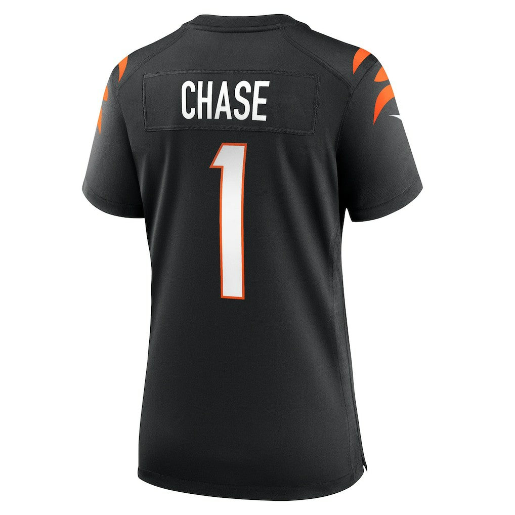Ja'Marr Chase Cincinnati Bengals Women's Game Jersey - Black Jerseys