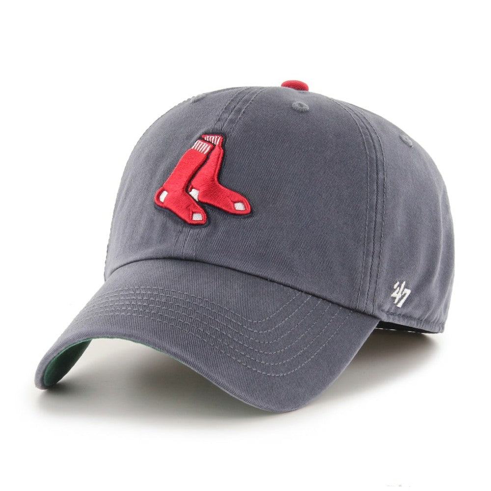 Boston Red Sox '47 Alternate Logo Franchise Fitted Hat - Heathered Navy Hats