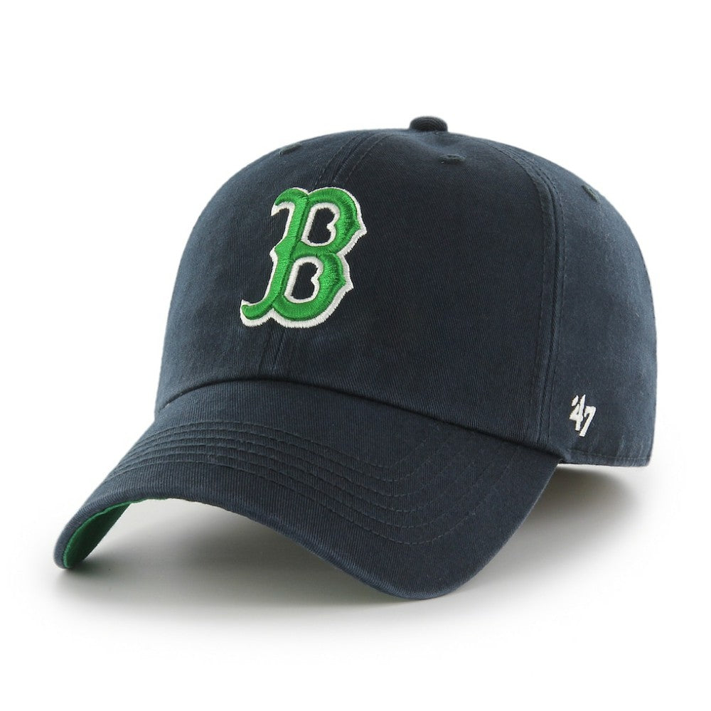 Boston Red Sox '47 Franchise Fitted Hat - Navy/Kelly Green Hats