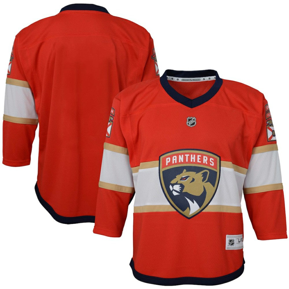 Florida Panthers Youth Home Replica Blank Jersey - Red | US 4328534