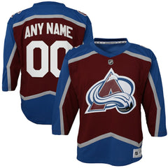 Colorado Avalanche Youth Home Custom Replica Jersey - Burgundy | US 4328538