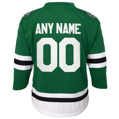 Dallas Stars Youth Home Replica Custom Jersey - Green | US 4328539