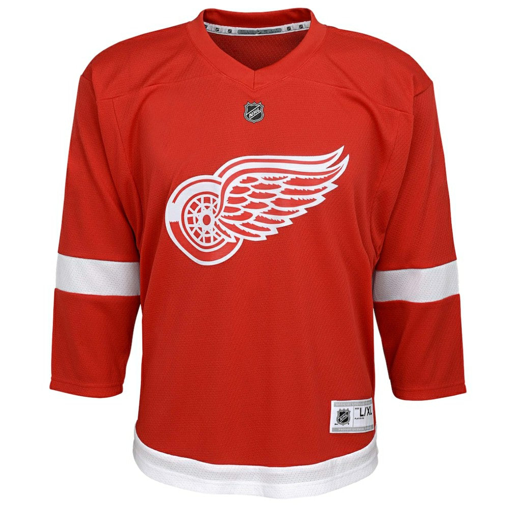 Detroit Red Wings Youth Home Replica Custom Jersey - Red | US 4328540