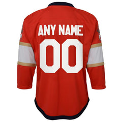 Florida Panthers Youth Home Replica Custom Jersey - Red | US 4328541