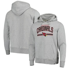 Arizona Cardinals '47 Foundation Pullover Hoodie - Gray Hoodies