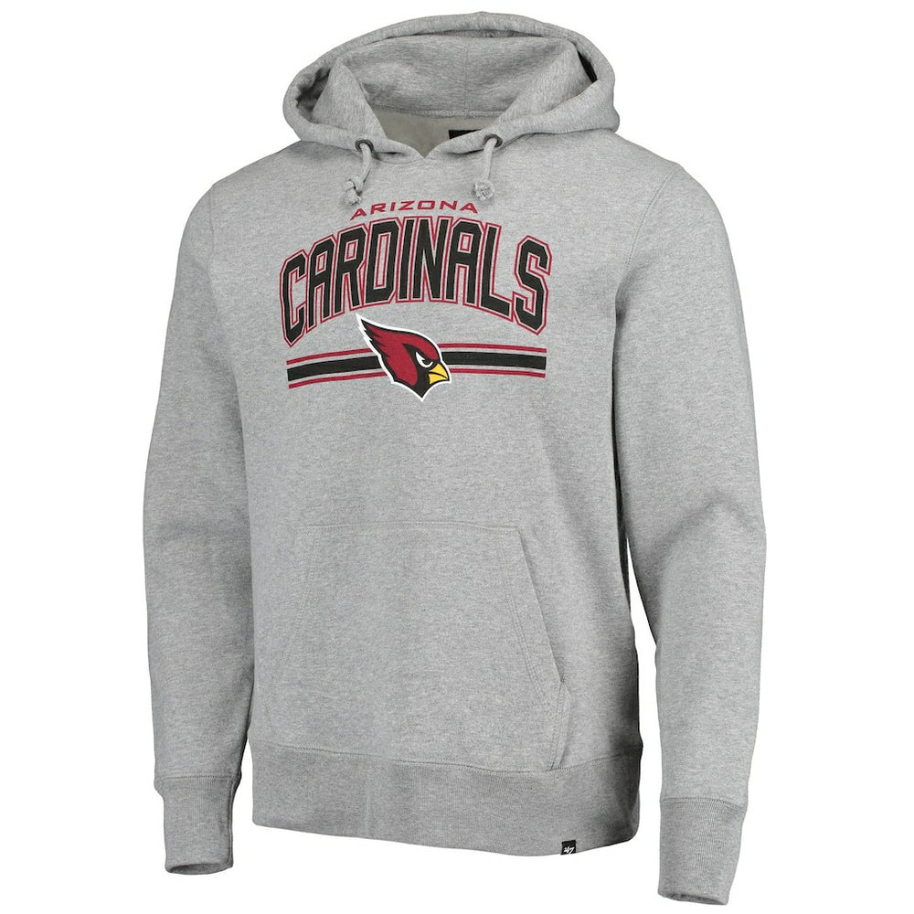 Arizona Cardinals '47 Foundation Pullover Hoodie - Gray Hoodies