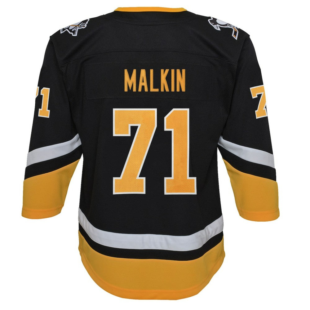 Evgeni Malkin Pittsburgh Penguins Youth 2021/22 Alternate Premier Player Jersey - Black | US 4331271