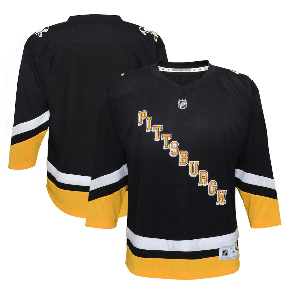 Pittsburgh Penguins Youth 2021/22 Alternate Replica Jersey - Black | US 4331275