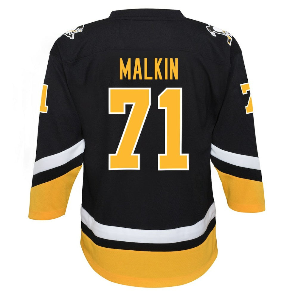Evgeni Malkin Pittsburgh Penguins Youth 2021/22 Alternate Replica Player Jersey - Black | US 4331281