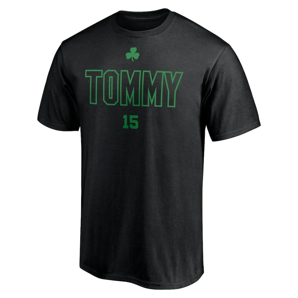 Tom Heinsohn Boston Celtics T-Shirt Black