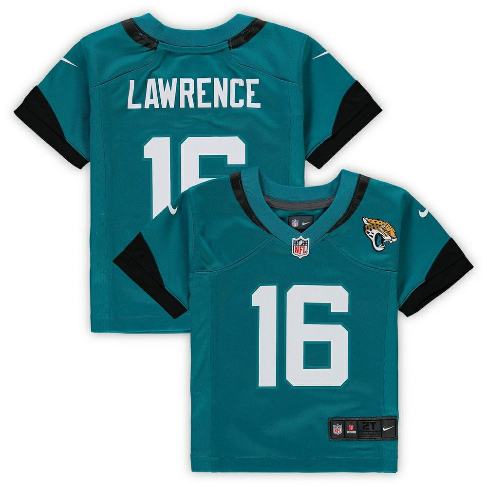 Trevor Lawrence Jacksonville Jaguars Preschool Game Jersey - Teal Jerseys