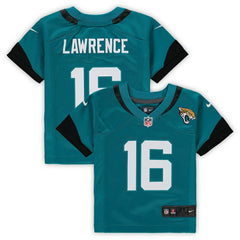 Trevor Lawrence Jacksonville Jaguars Preschool Game Jersey - Teal Jerseys