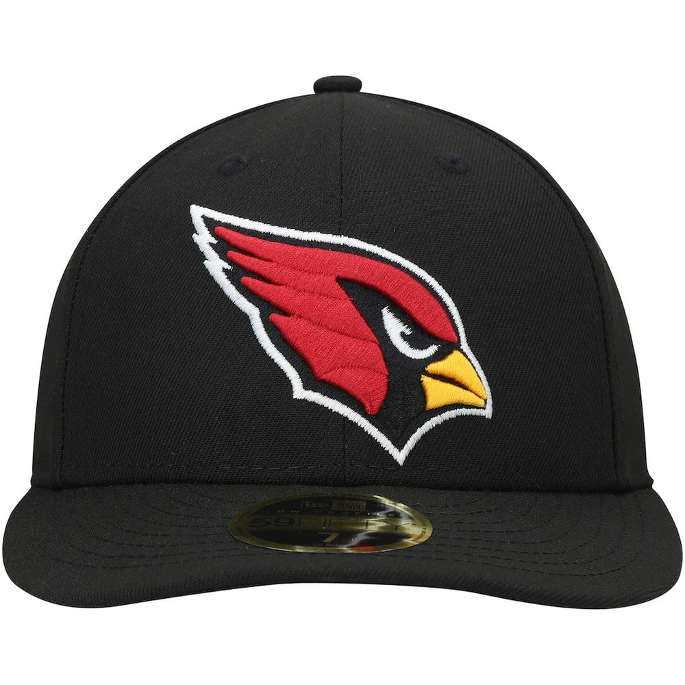 Arizona Cardinals New Era Omaha Low Profile 59FIFTY Fitted Hat - Black Hats