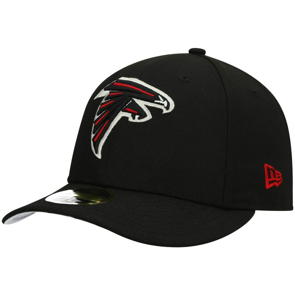 Atlanta Falcons New Era Omaha Low Profile 59FIFTY Fitted Hat - Black Hats