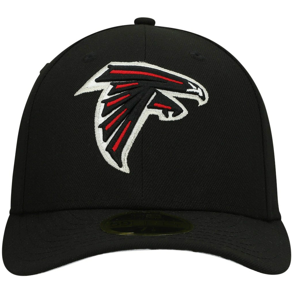 Atlanta Falcons New Era Omaha Low Profile 59FIFTY Fitted Hat - Black Hats